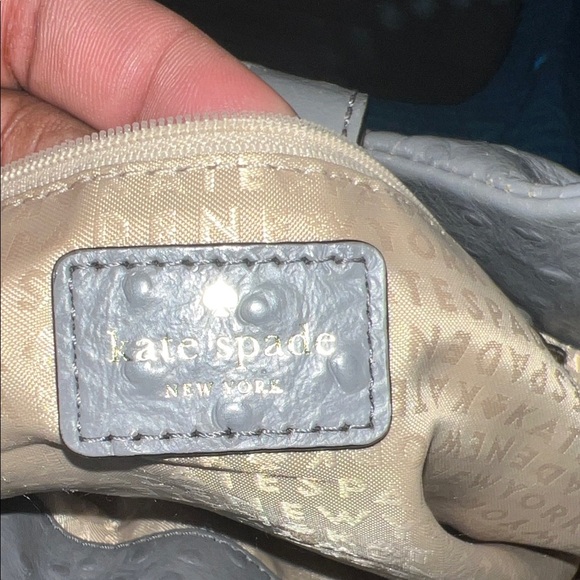 Kate Spade Textured Gray Shoulder Bag - Picture 12 of 12